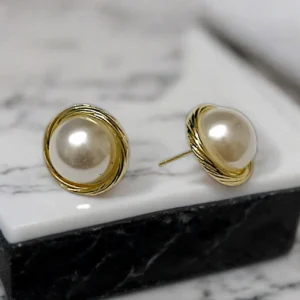 Korean Fancy Stud Earrings - ADKE159