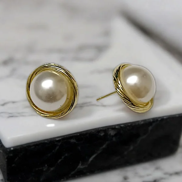 Korean Fancy Stud Earrings - ADKE159