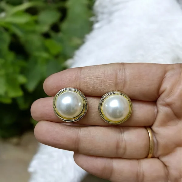 Korean Fancy Stud Earrings - ADKE159