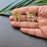 Anti Tarnish Medium Size Butterfly Stud Earrings - ADAE163