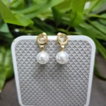 Korean Fancy Pearl Drop Earrings - ADKE164
