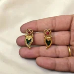 Antique Matt Finish Beautiful Krishna Pendant Short Haram - ADSH169