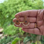 Antique Floral Design Double Color Necklace - ADSH170