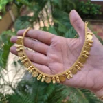 Gold Plated Mulla Mottu Lakshmi Coin Necklace - ADGN180