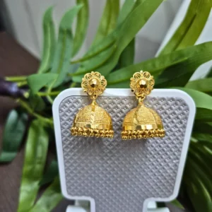 Gold Plated Medium Size Jhumka - ADGE181