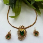 Antique Mango Design Stone Pendant Simple Attigai - ADAA193