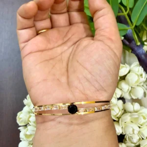 Anti Tarnish Stretchable Easy to Wear Bracelet – ADFB256 Anti Tarnish Stretchable Easy to Wear Bracelet - ADFB256