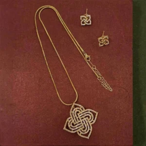 Antique AD Stone pendant Chain - ADPC268