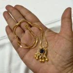 Gold Plated AD Stone Pendant Chain 18inch - ADPC285