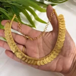 Gold Plated Lakshmi Coin Necklace - ADGN290