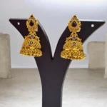 Gold Plated Big Size Jhumka - ADGE293