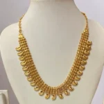 Gold Plated Mango Design Short Length Necklace - ADGN295