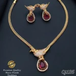 Antique Bird Design Necklace With Drop Earrings Perfect for Traditional and Function wear ADAN302.