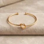 Gold Plated Open Type Designer Bracelet Bangle (2.4 and 6) Can use - ADGB314