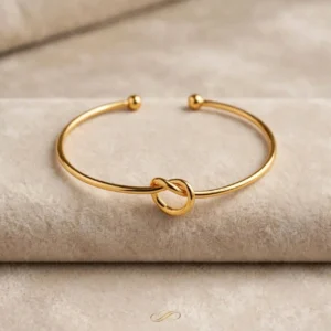 Gold Plated Open Type Designer Bracelet Bangle (2.4 and 6) Can use - ADGB314
