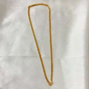 Gold Plated Thick Urvasi Chain in 18inc - ADGC318